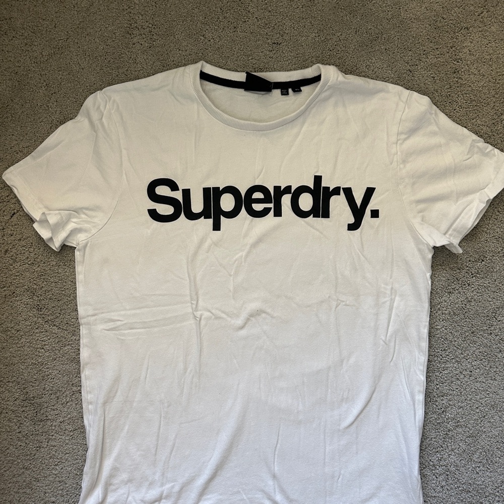 Superdry White Short Sleeve Tee